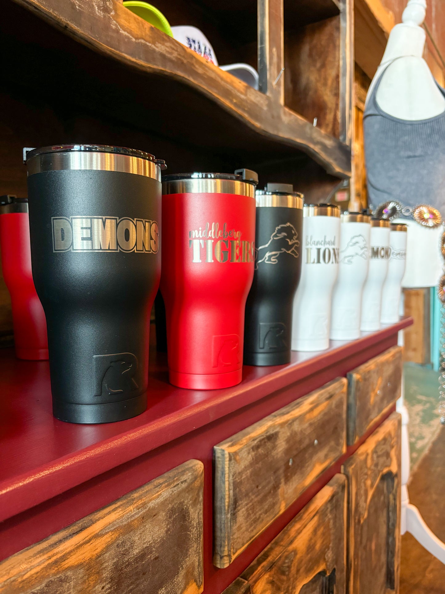 RTIC ENGRAVED MASCOT TUMBLER