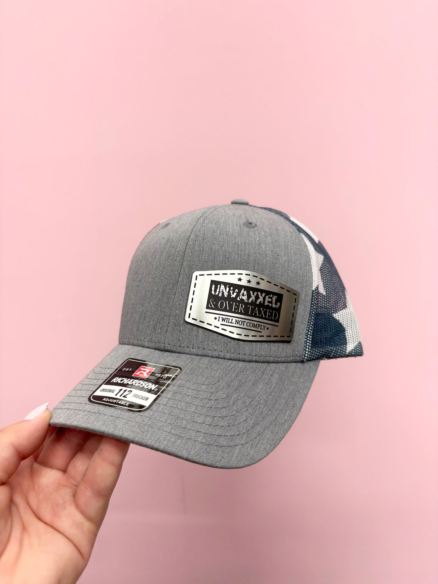 UNVAXXED & OVERTAXED RWB HAT