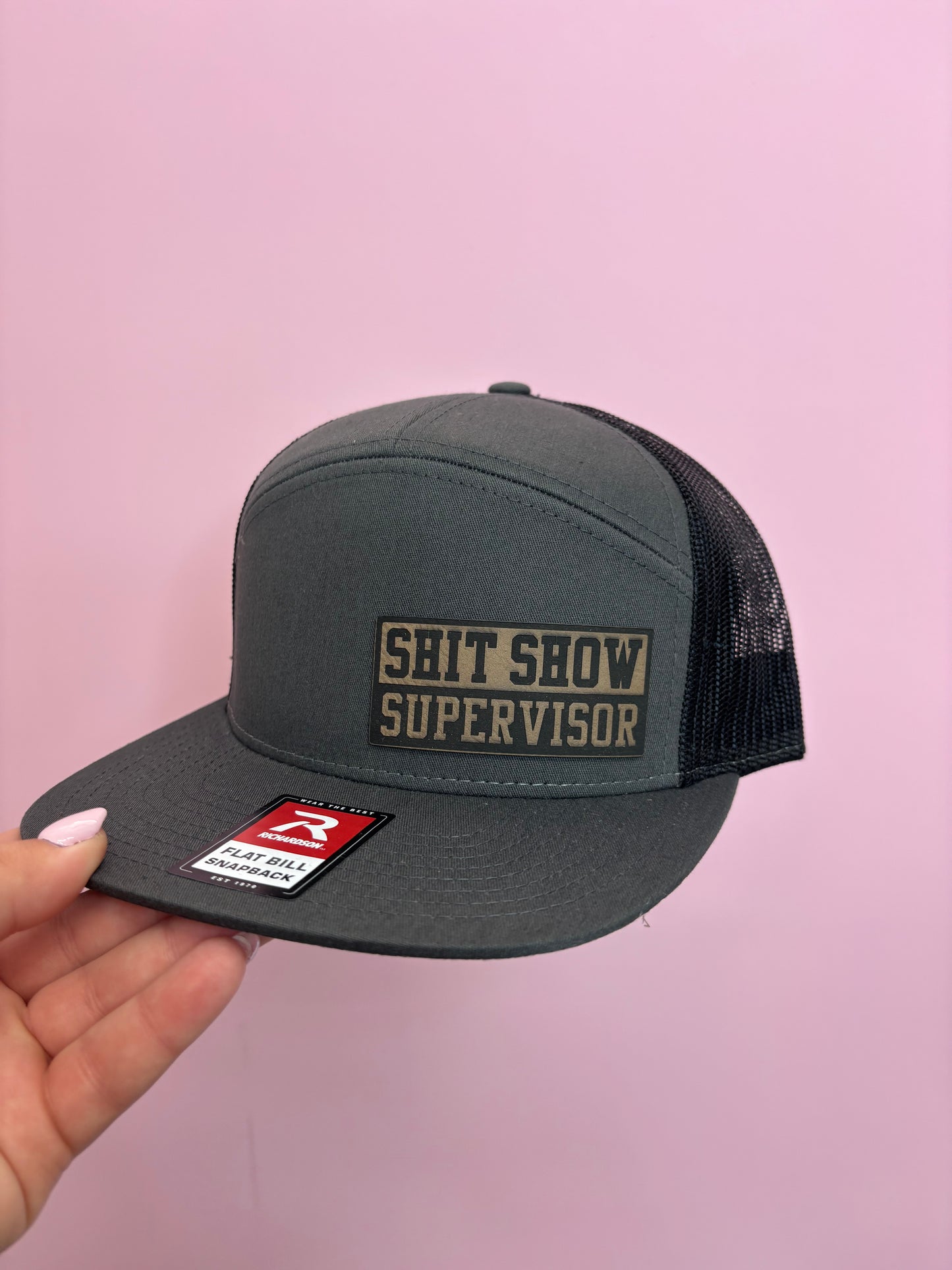 GREY/BLACK SHITSHOW SUPERVISOR PATCH HAT