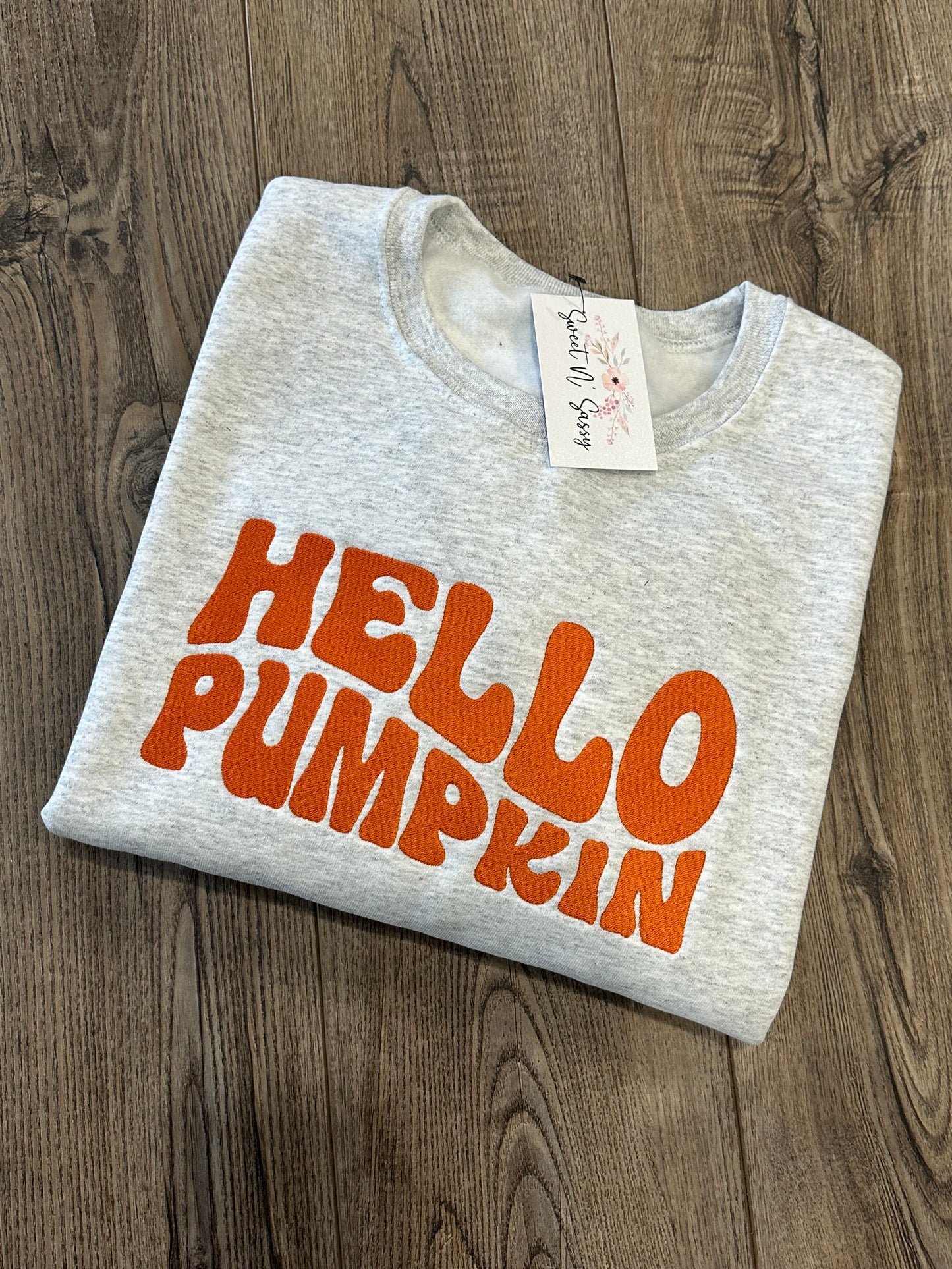 HELLO PUMPKIN SWEATSHIRT