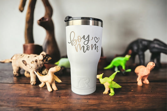 Boy Mom Tumbler